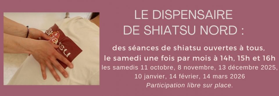 Shiatsu Nord - Portes ouvertes 2023